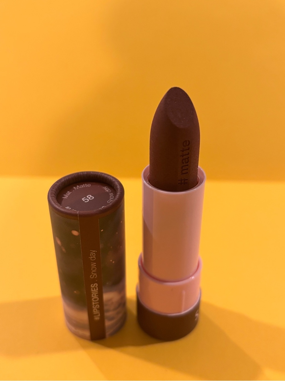 Brand New! HTF! Limited Edition! SEPHORA Lipstick in SNOW DAY (Deep Brown)
